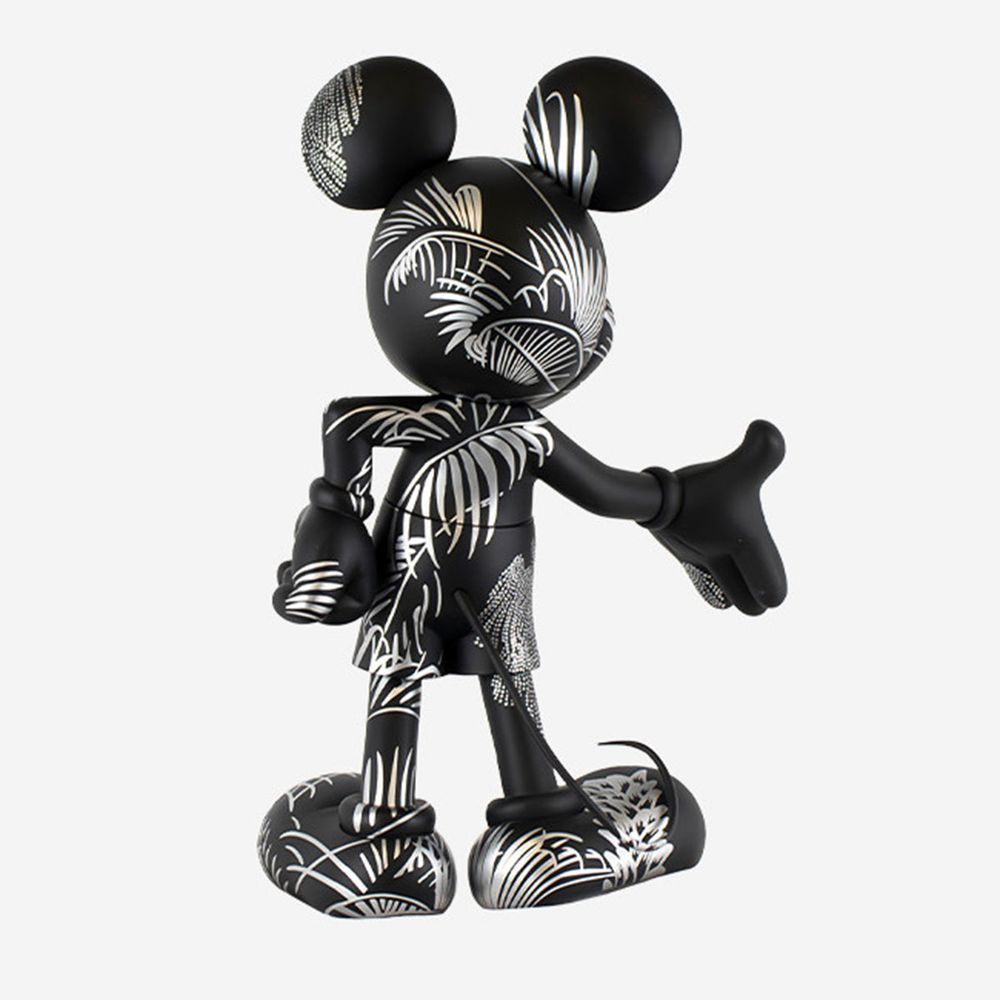  Leblon Delienne -  Mickey Mouse 12" Star Style Martyn Lawrence Bullard Figurine - Black & Silver -  Collectibles
