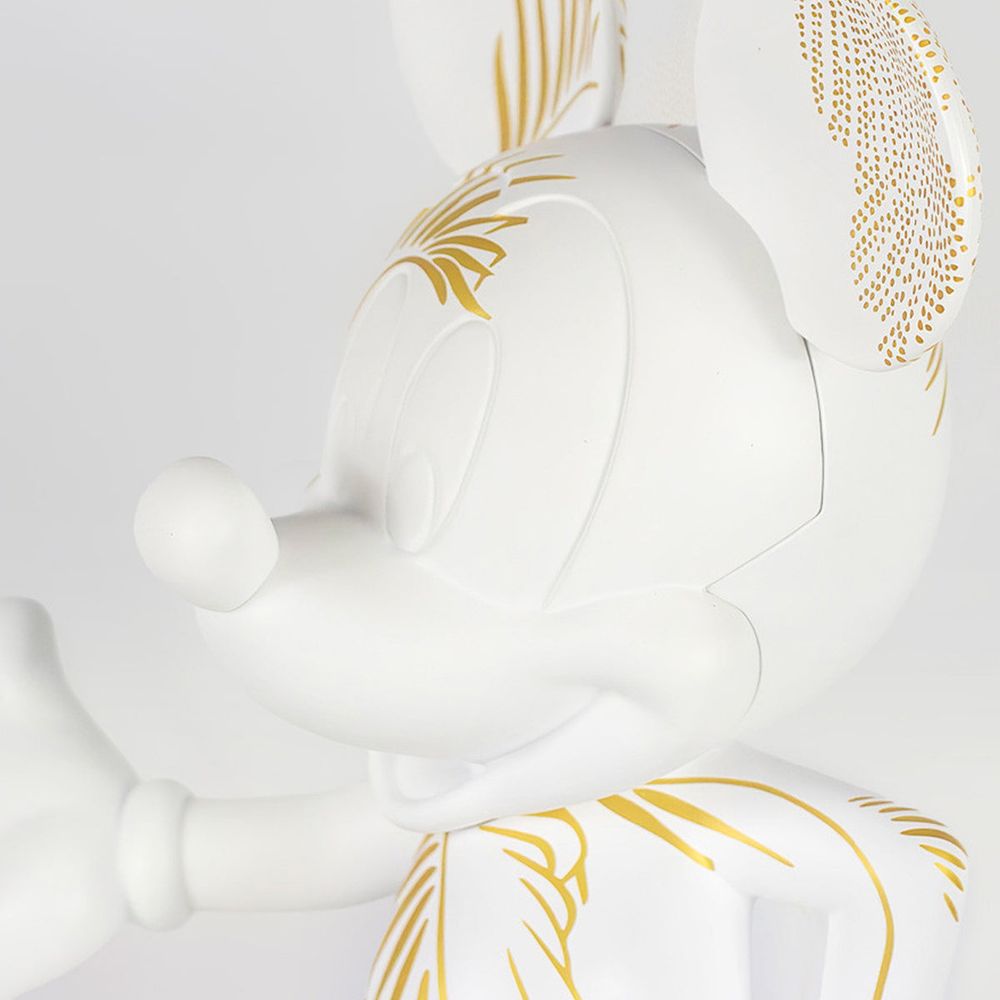  Leblon Delienne -  Mickey Mouse 12" Star Style Martyn Lawrence Bullard Figurine - White & Gold -  Collectibles