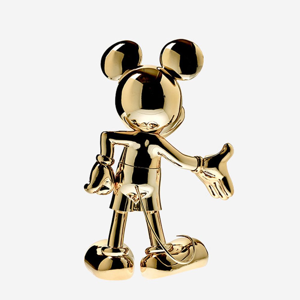  Leblon Delienne -  Mickey Mouse 12" Welcome Studio Figurine - Gold -  Collectibles