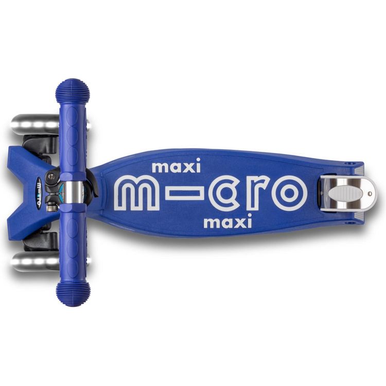  Micro Kickboard -  Micro Maxi LED Scooter - Blue/White -  Outdoor