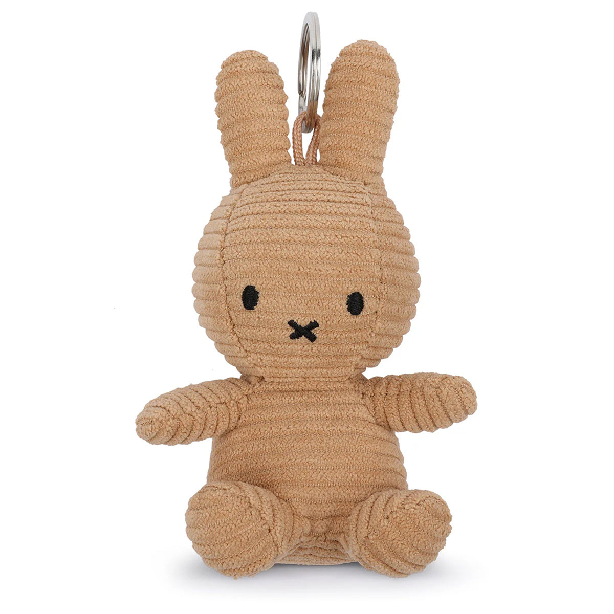  Bon Ton Toys -  Miffy Beige ECO Corduroy Keychain - 4" -  Plush
