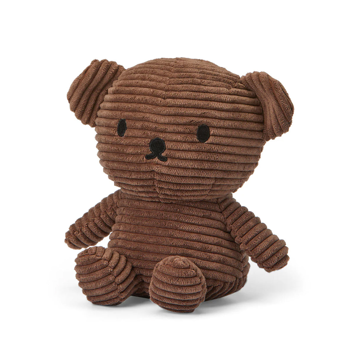  Bon Ton Toys -  Miffy Boris Bear ECO Corduroy Brown - 7" -  Plush