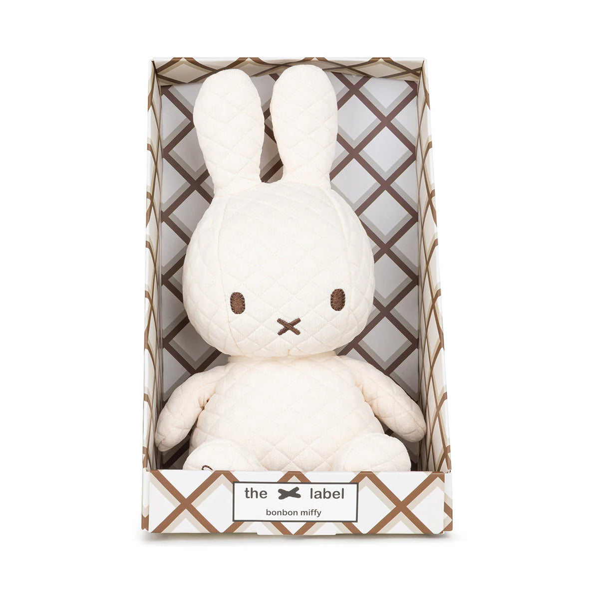  Bon Ton Toys -  Miffy Cream Bonbon Sitting Plush in Giftbox - 9" -  Plush