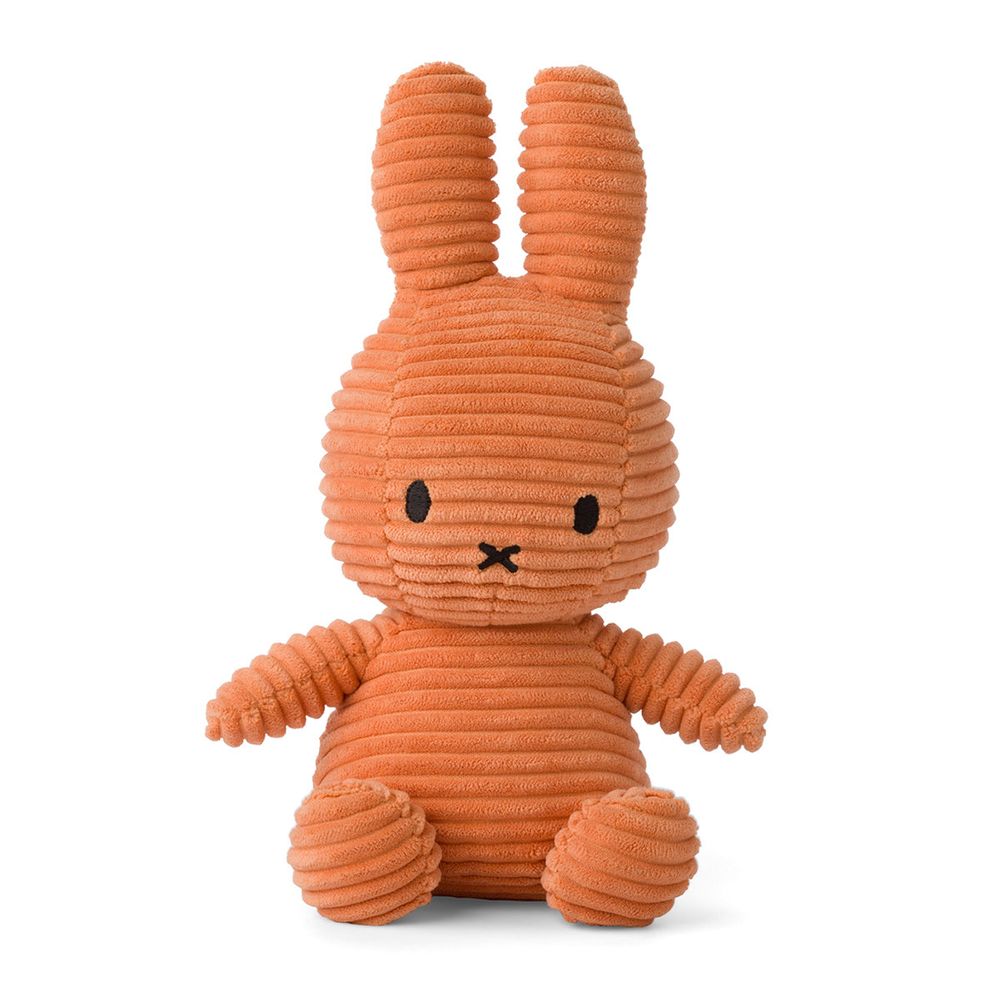  Bon Ton Toys -  Miffy ECO Corduroy 9" Plush - Pumpkin -  Plush