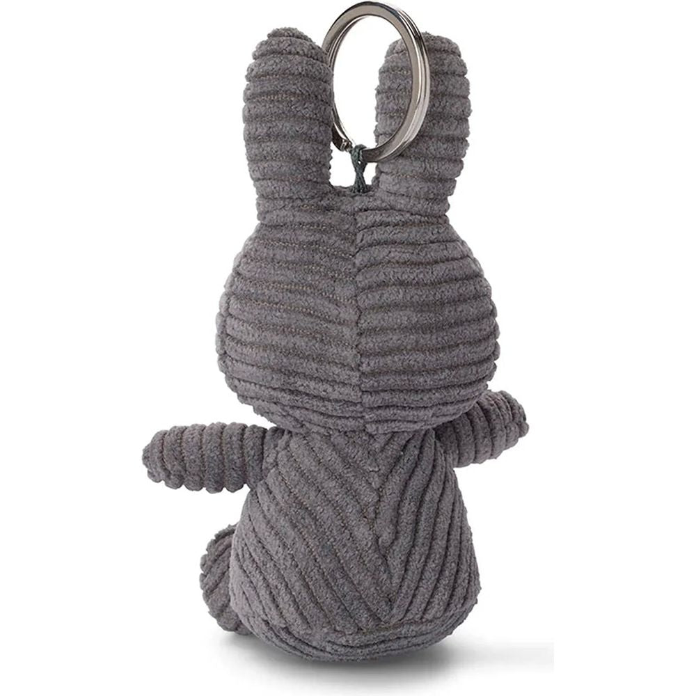 Miffy ECO Corduroy Keychain - Grey | Bon Ton Toys