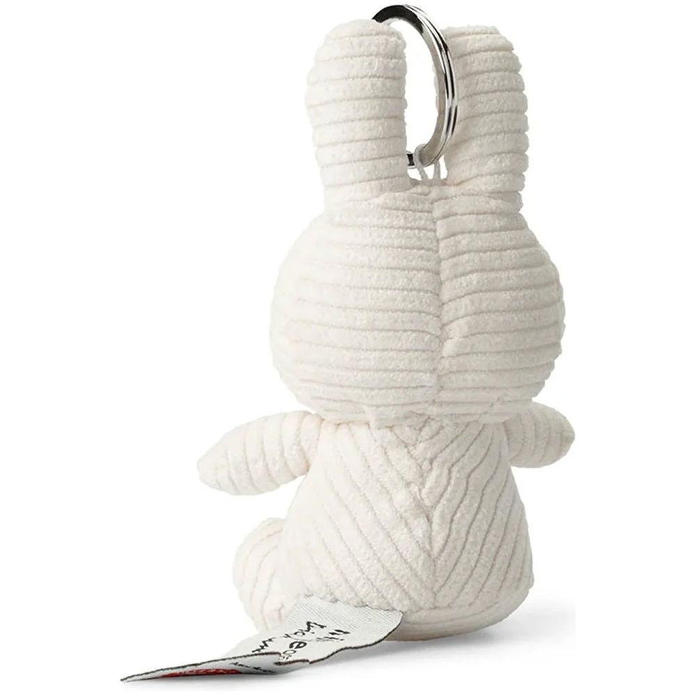 Bon Ton Toys -  Miffy ECO Corduroy Keychain - Off White -  Plush