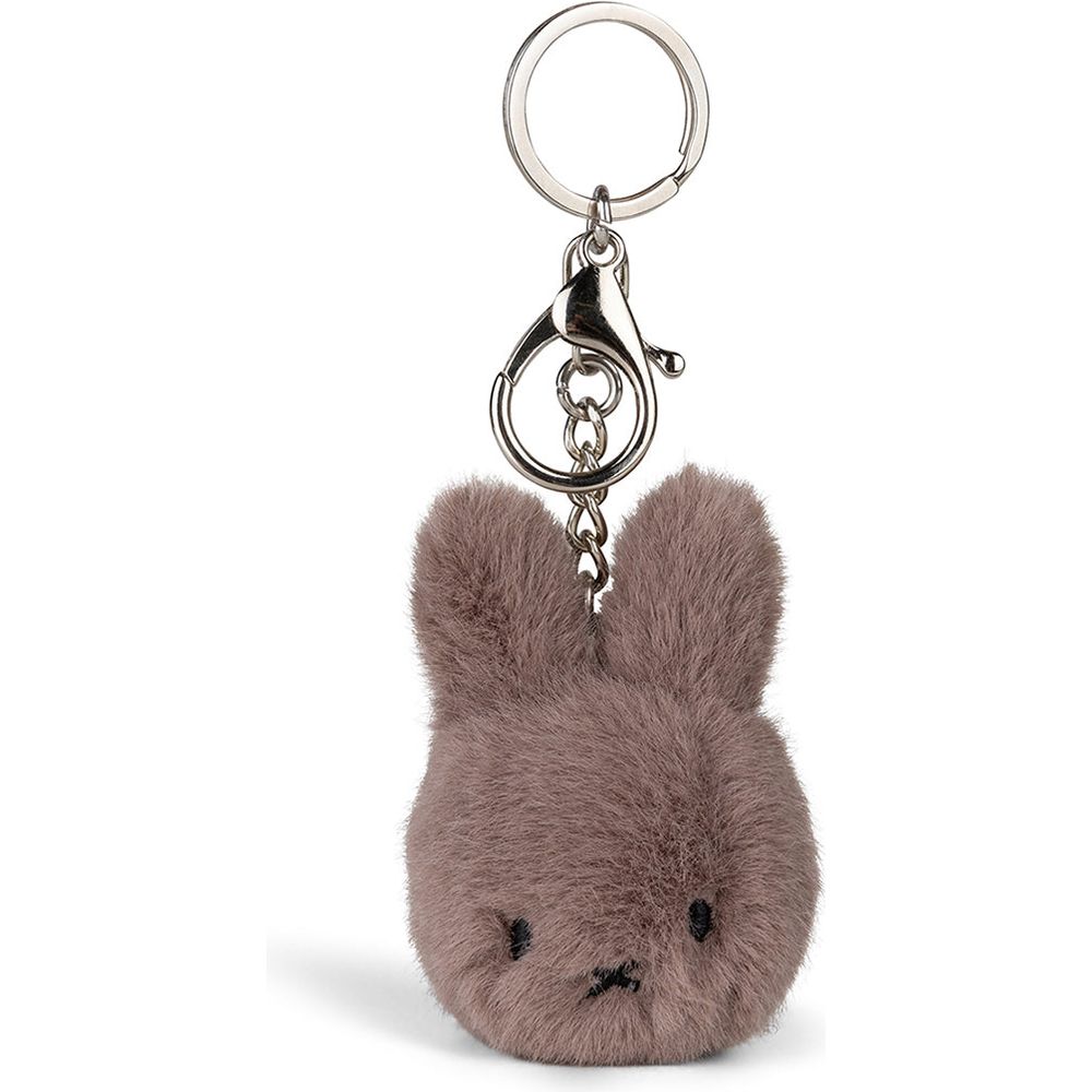  Bon Ton Toys -  Miffy ECO Fuzzy Keychain - Taupe -  Plush