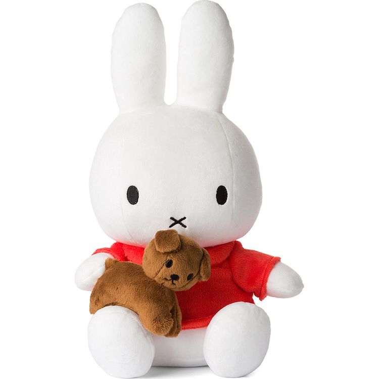  Bon Ton Toys -  Miffy Plush with Snuffy - 13" -  Plush