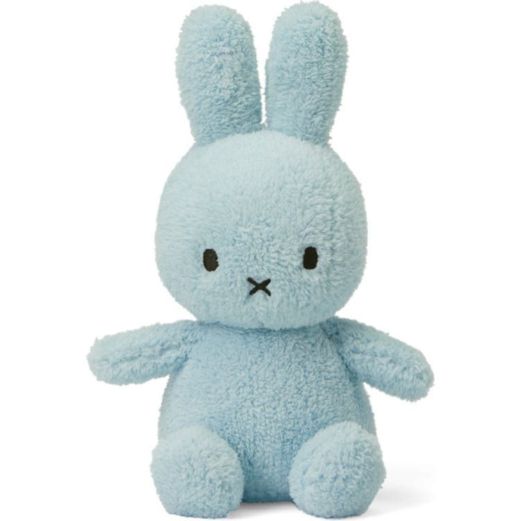  Bon Ton Toys -  Miffy Sitting Terry Light Blue 9" -  Plush