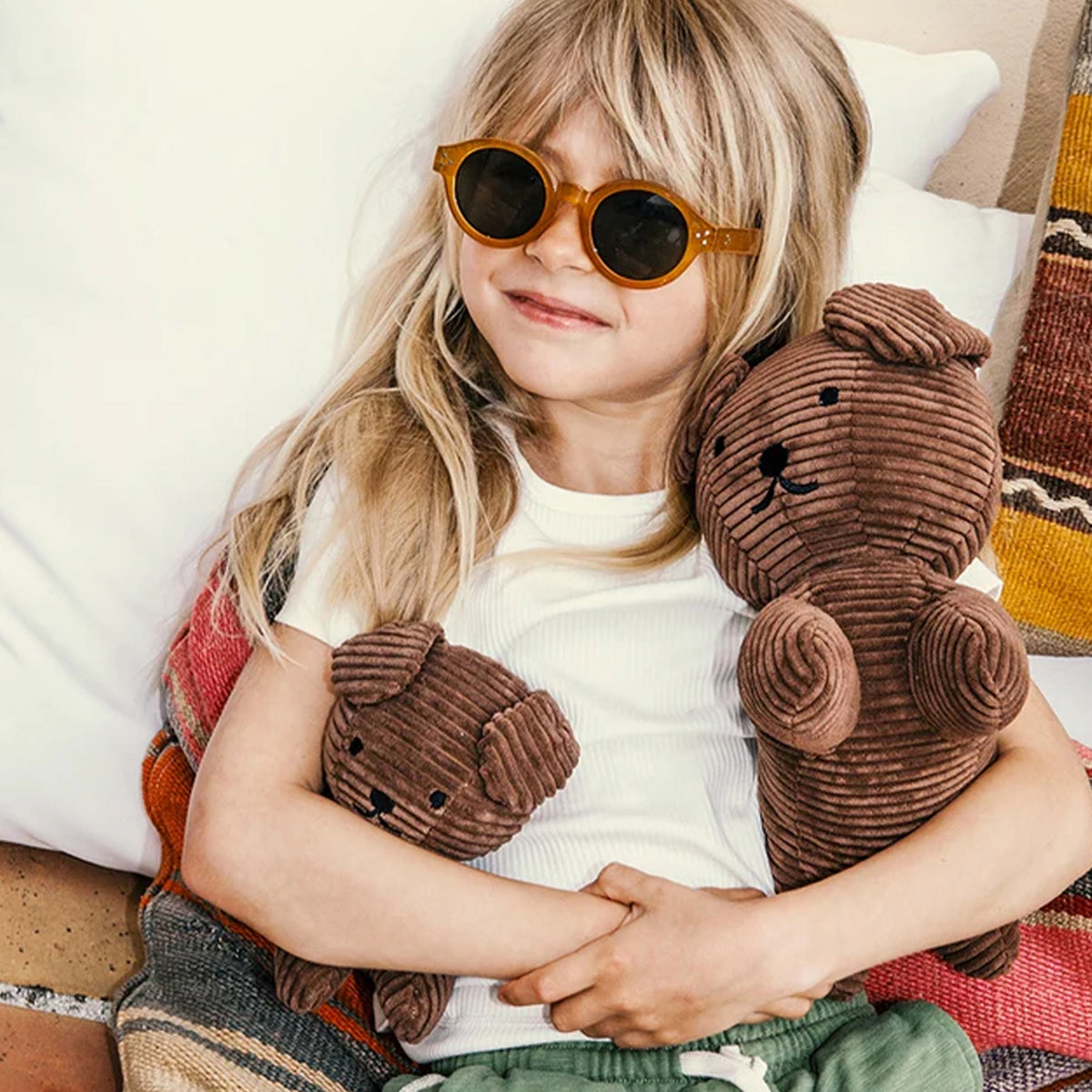  Bon Ton Toys -  Miffy Snuffy ECO Corduroy Brown Plush - 8" -  Plush