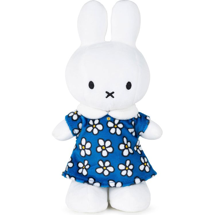 miffy white ぬいぐるみ 花柄ドレス　ホワイト Miffy in Flower Dress Plush - 9.5