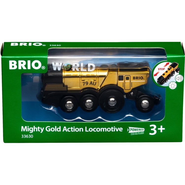  Brio -  Mighty Golden Action Locomotive -  Preschool