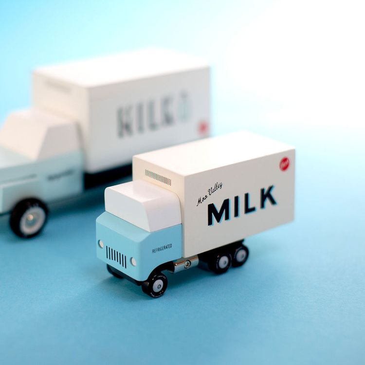  Candylab -  Milk Truck Toy Car -  Vehicles