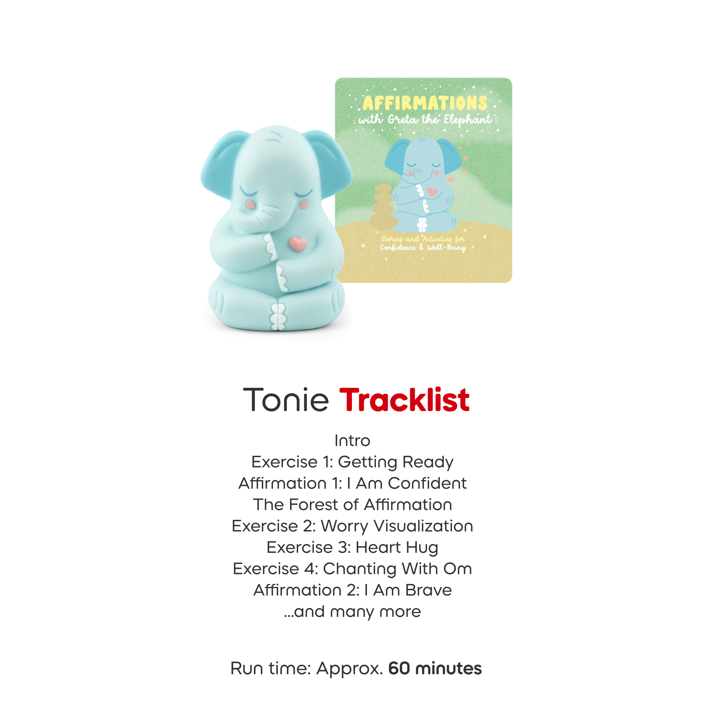  Tonies -  Mindfulness: Affirmations with Greta the Elephant Tonie -  Electronics