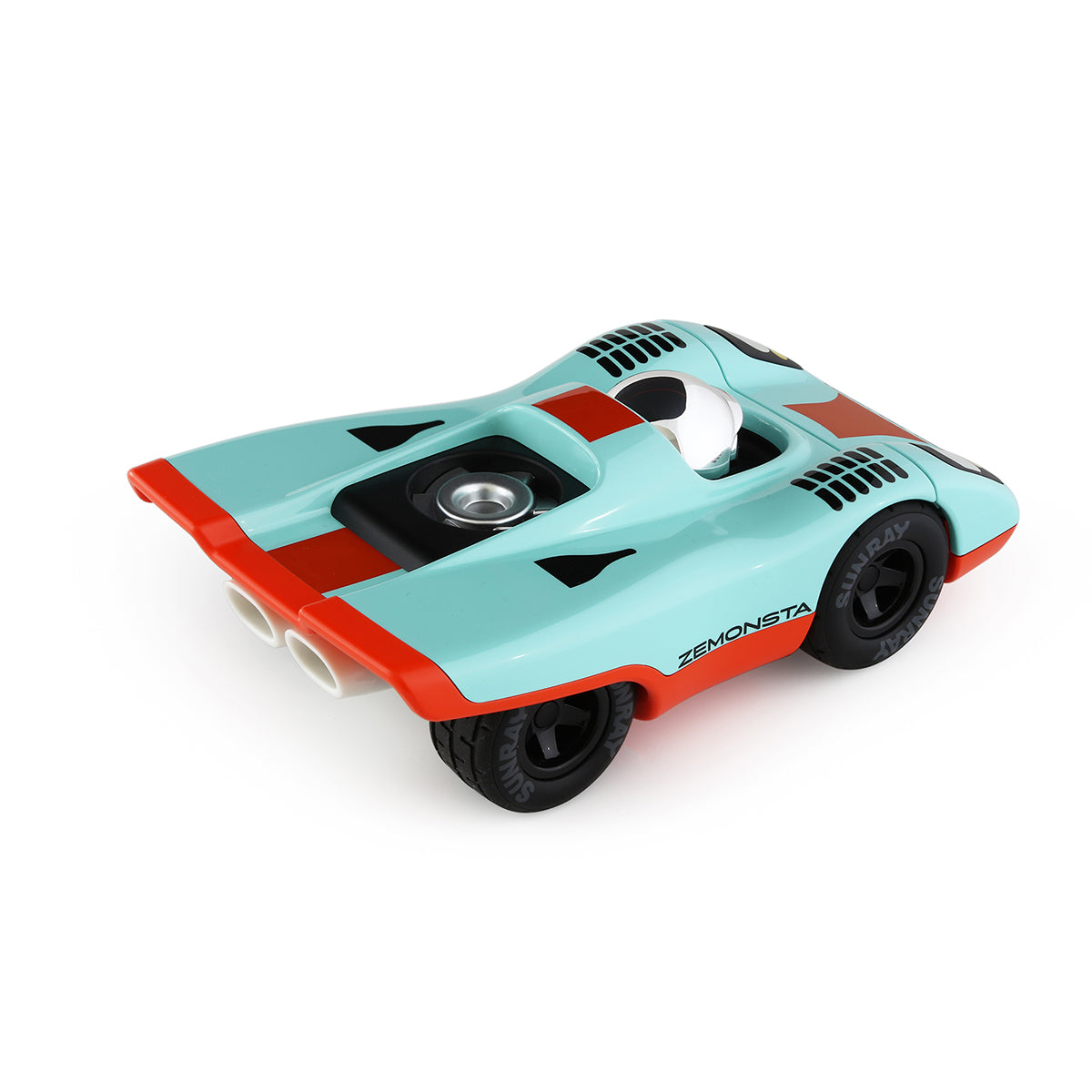  Playforever -  Mini Zemonsta Klaus Toy Car - Blue/Orange -  Vehicles