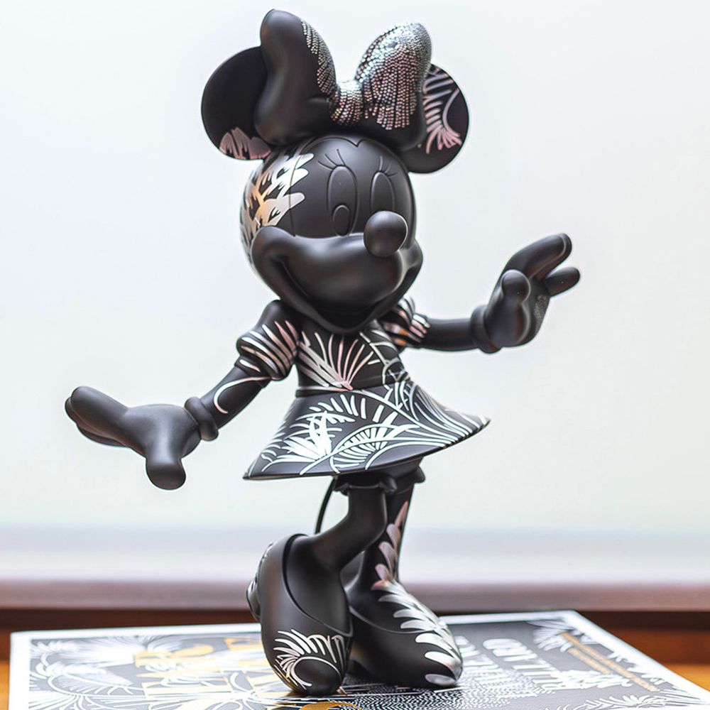  Leblon Delienne -  Minnie Mouse 12" Star Style Martyn Lawrence Bullard Figurine - Black & Silver -  Collectibles