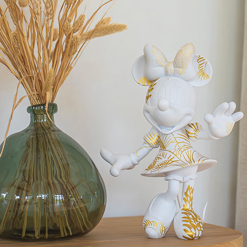  Leblon Delienne -  Minnie Mouse 12" Star Style Martyn Lawrence Bullard Figurine - White & Gold -  Collectibles
