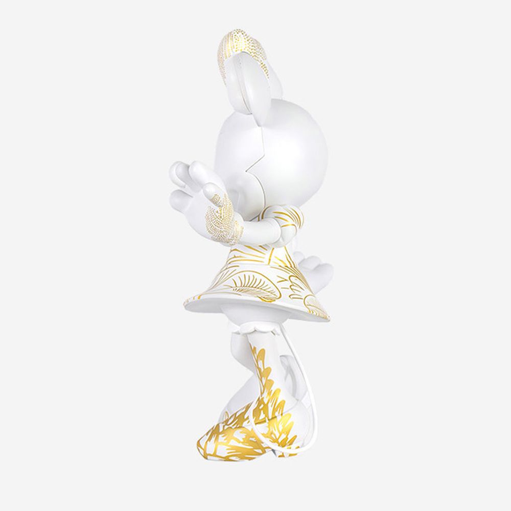  Leblon Delienne -  Minnie Mouse 12" Star Style Martyn Lawrence Bullard Figurine - White & Gold -  Collectibles