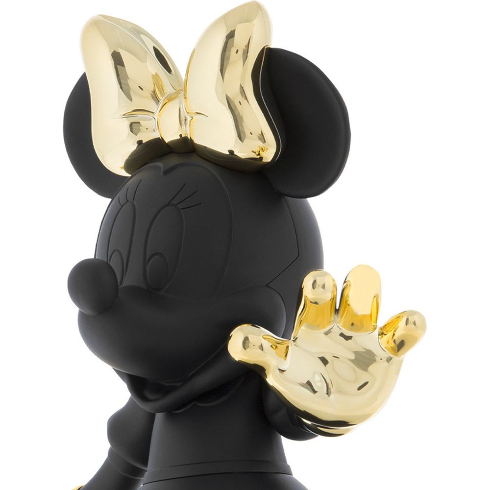  Leblon Delienne -  Minnie Mouse 12" Welcome Studio Figurine - Black & Gold -  Collectibles