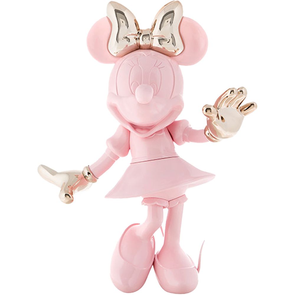 Leblon Delienne Minnie Mouse Welcome 12" Figurine - Pink And Gold Leblon Delienne Minnie Mouse Welcome 12" Figurine - Pink And Gold
