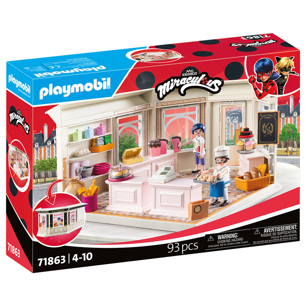  Playmobil -  Miraculous: French Bakery Playset -  Preschool