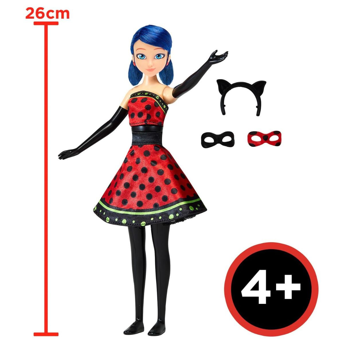  Miraculous -  Miraculous Ladybug Hero Switch Transformation Doll 10" -  Preschool