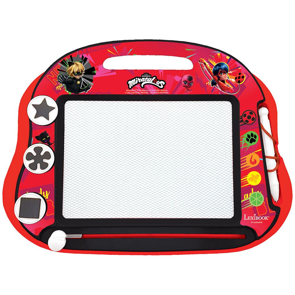  Miraculous -  Miraculous Magnetic Multicolor Drawing Board with Accessories -  Preschool
