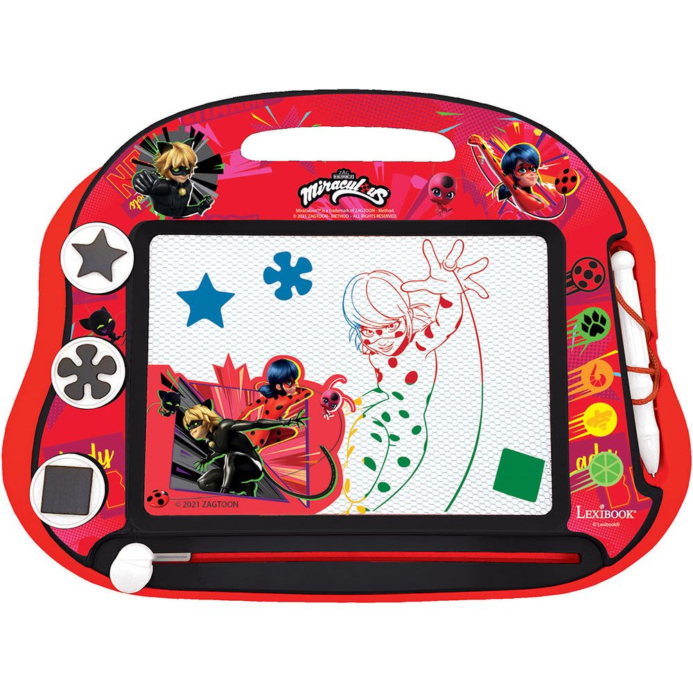  Miraculous -  Miraculous Magnetic Multicolor Drawing Board with Accessories -  Preschool