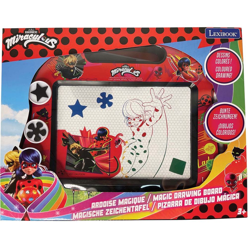 Miraculous -  Miraculous Magnetic Multicolor Drawing Board with Accessories -  Preschool