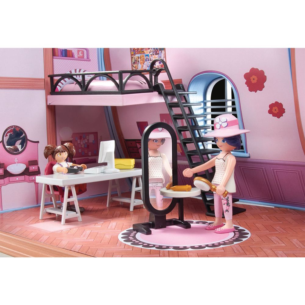  Playmobil -  Miraculous: Marinette's Loft Playset -  Preschool