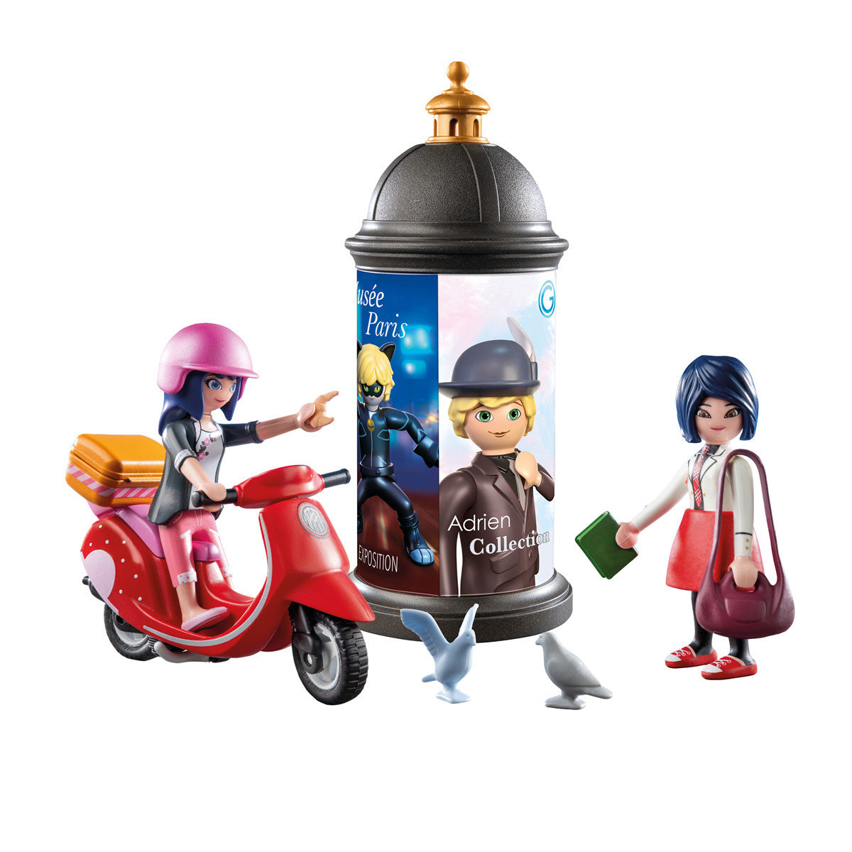  Playmobil -  Miraculous: Paris Scooter Ride Playset -  Preschool