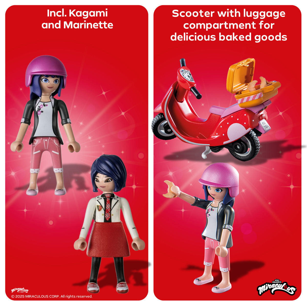  Playmobil -  Miraculous: Paris Scooter Ride Playset -  Preschool