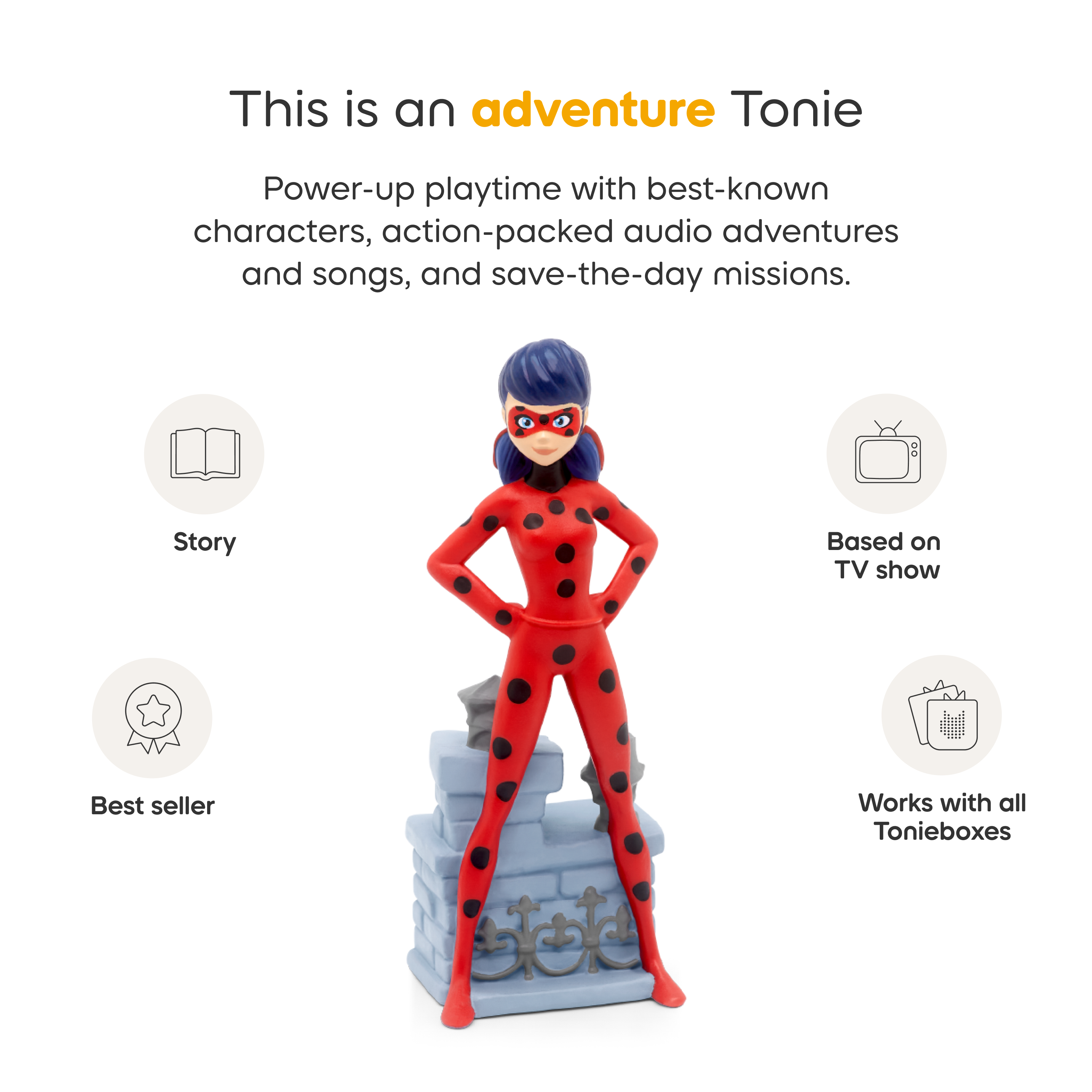  Tonies -  Miraculous: Tales of Ladybug & Cat Noir Tonie -  Electronics