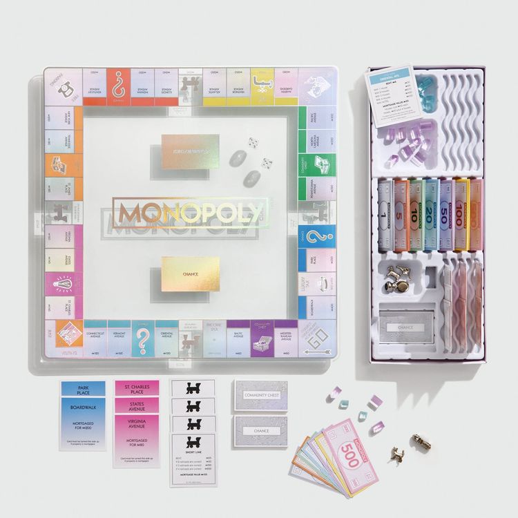 WS Game Company -  Monopoly Aura Glass Edition -  Games
