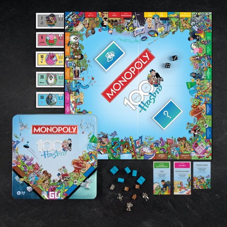  WS Game Company -  Monopoly Hasbro 100th Anniversary Edition -  Games