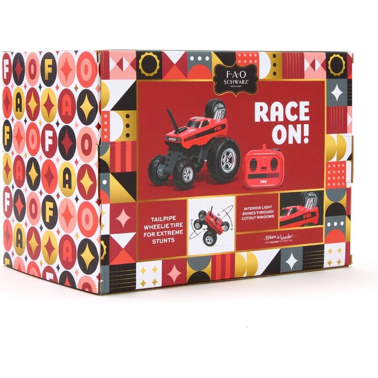  FAO Schwarz -  Monster Dragster Remote Control Stunt Car -  Vehicles