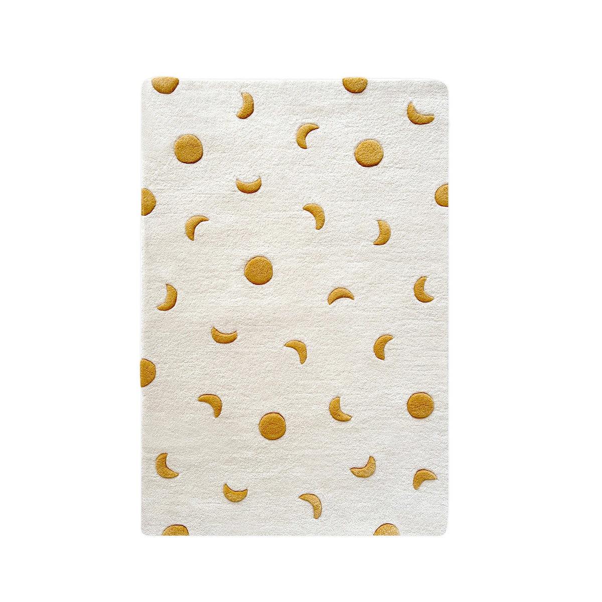  Maison Deux -  Moon Rug - Cream & Gold -  Room Decor