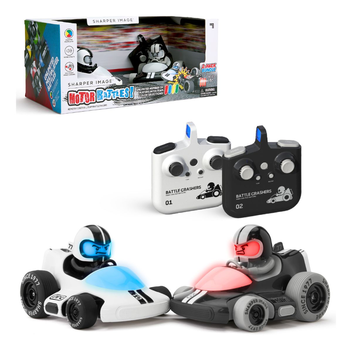  Sharper Image -  Motor Battles RC Team Battle Racers -  Vehicles