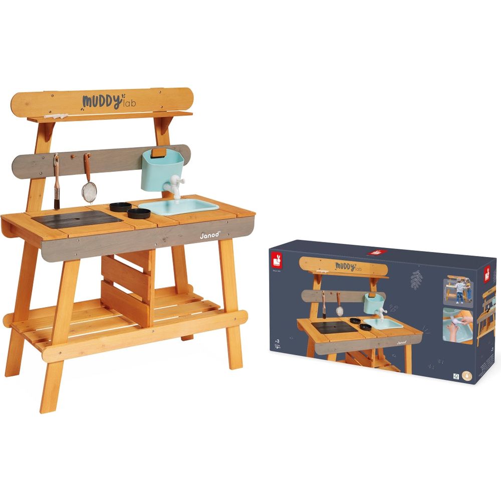  Janod -  Muddy Lab - Outdoor Kitchen -  Preschool