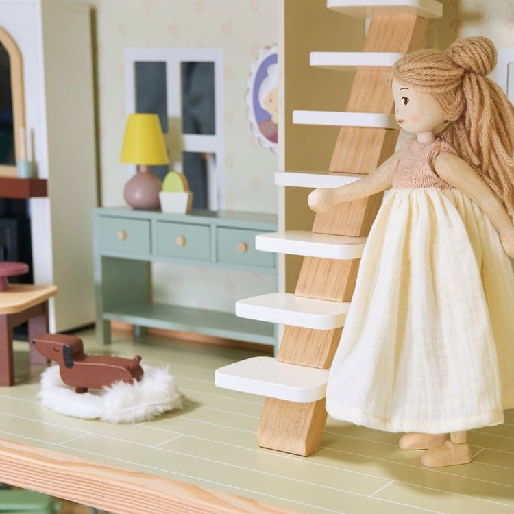  Tender Leaf Toys -  Mulberry Mansion Dollhouse -  Dolls