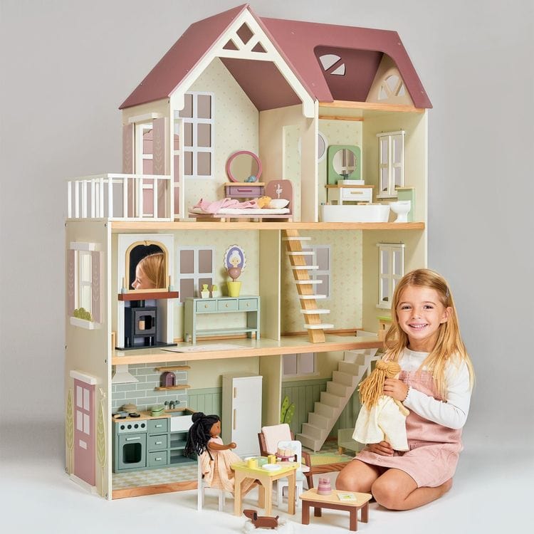  Tender Leaf Toys -  Mulberry Mansion Dollhouse -  Dolls