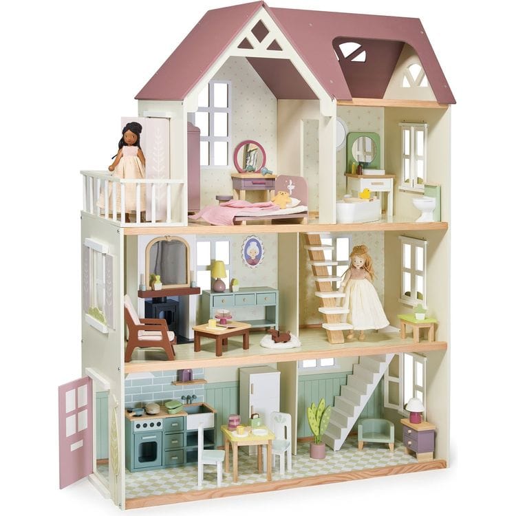 Tender Leaf Toys -  Mulberry Mansion Dollhouse -  Dolls