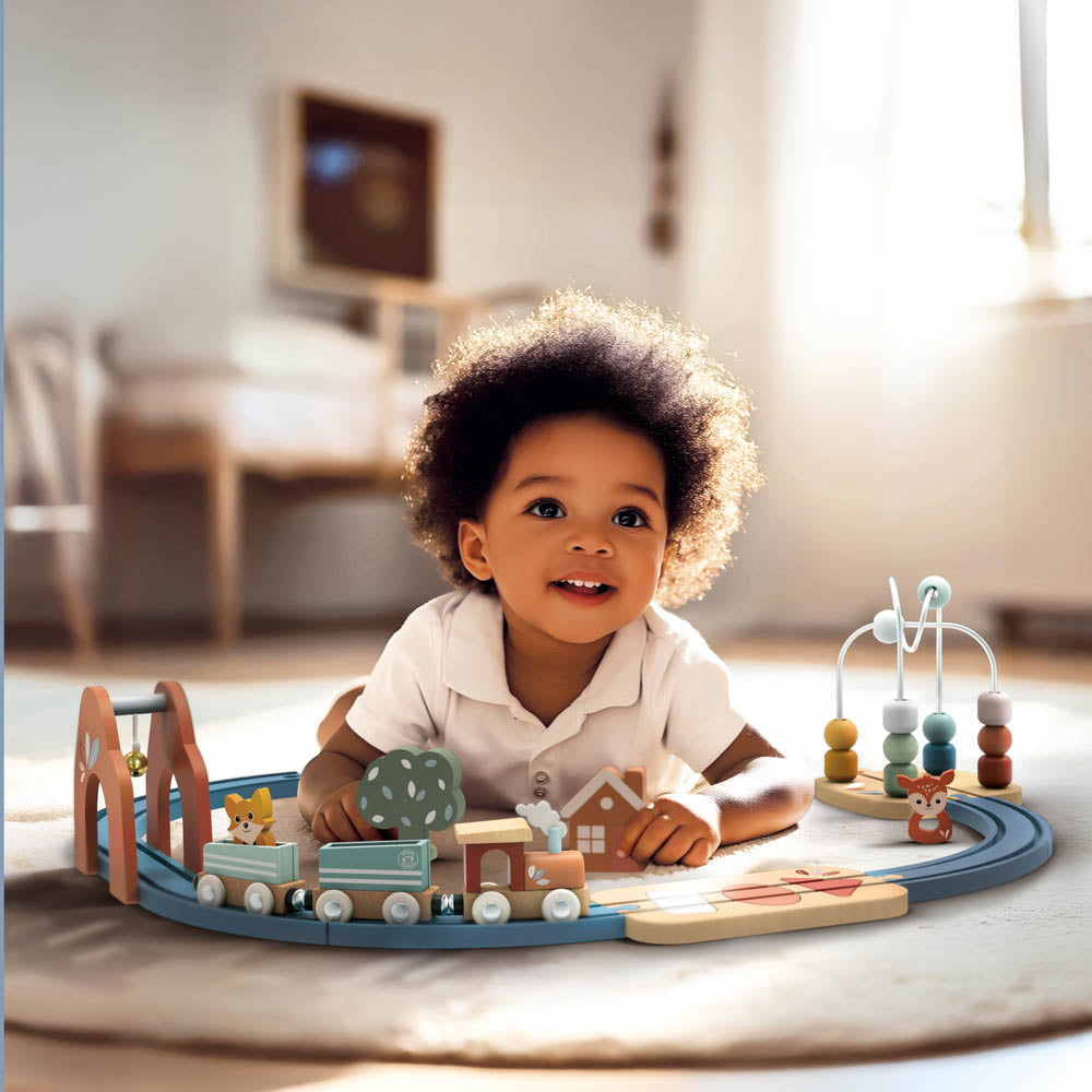  Speedy Monkey -  Multi-Activity Railway Set -  Preschool