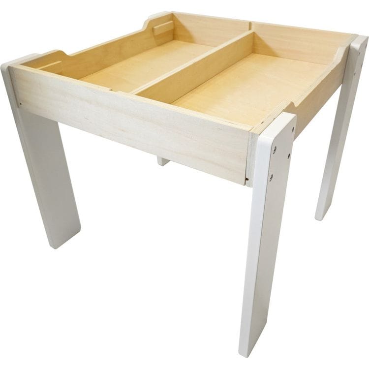  Teamson Kids -  Multi-Activity Table with Reversible Tabletop & Chairs Set -  Preschool