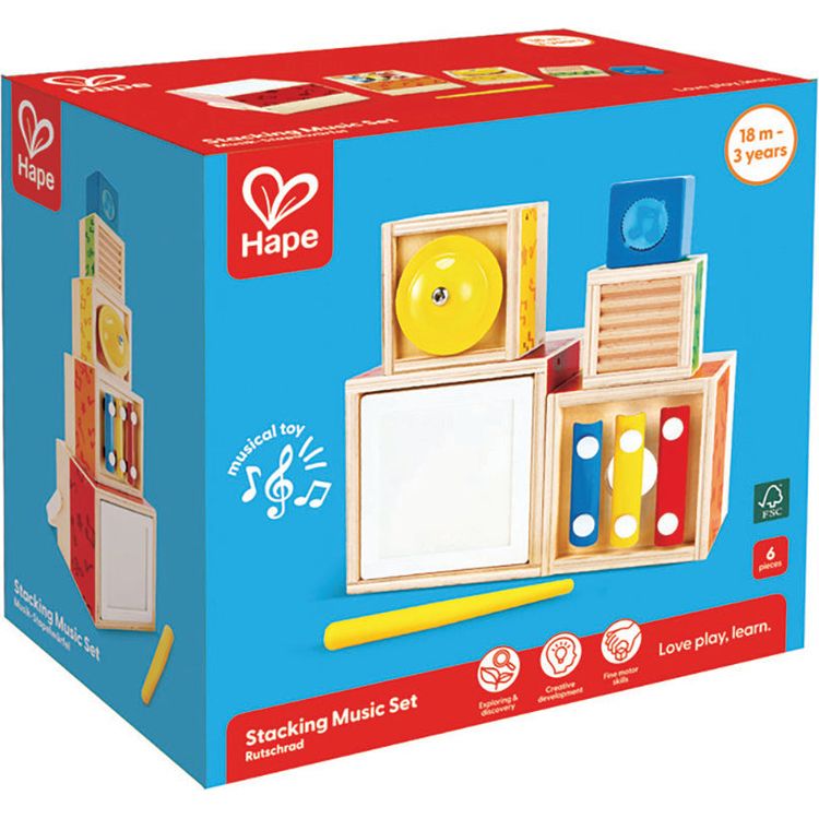  Hape -  Multi Musical Block Set -  Music