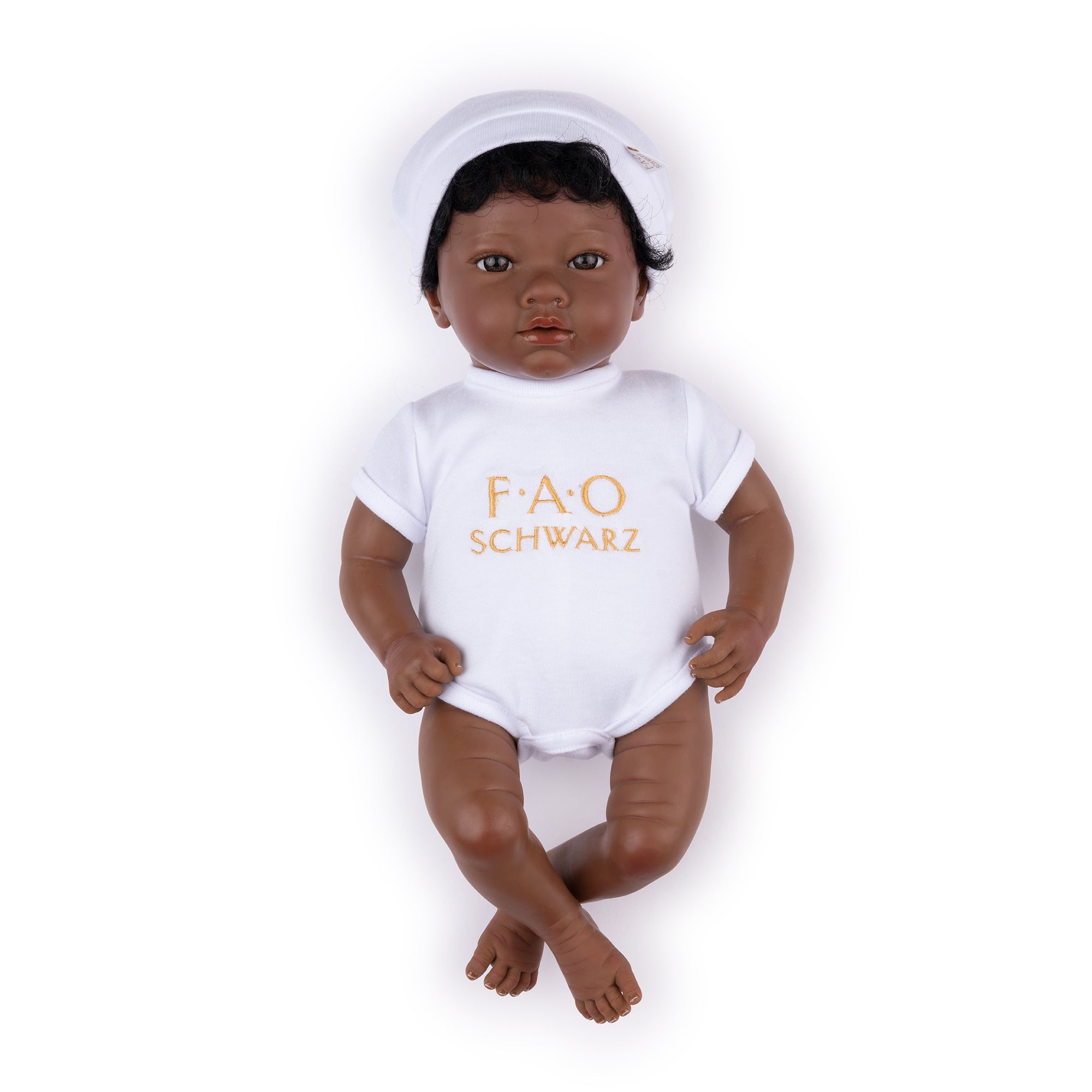  FAO Schwarz -  My FAO Doll - Dark Skin with Dark Brown Hair & Eyes -  My FAO Doll