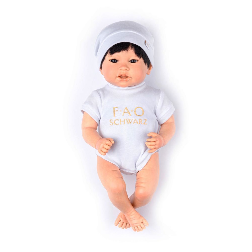  FAO Schwarz -  My FAO Doll - Fair Skin with Black Hair & Dark Brown Eyes -  My FAO Doll