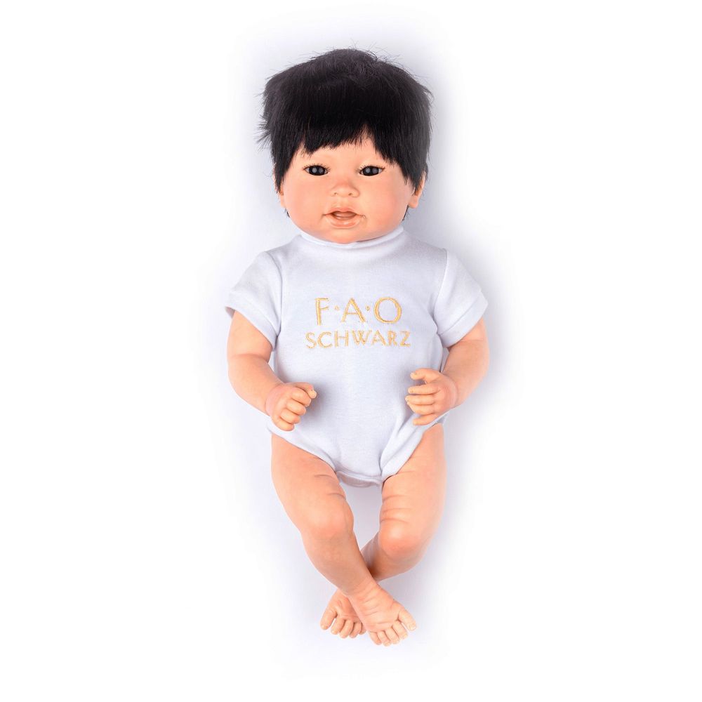  FAO Schwarz -  My FAO Doll - Fair Skin with Black Hair & Dark Brown Eyes -  My FAO Doll