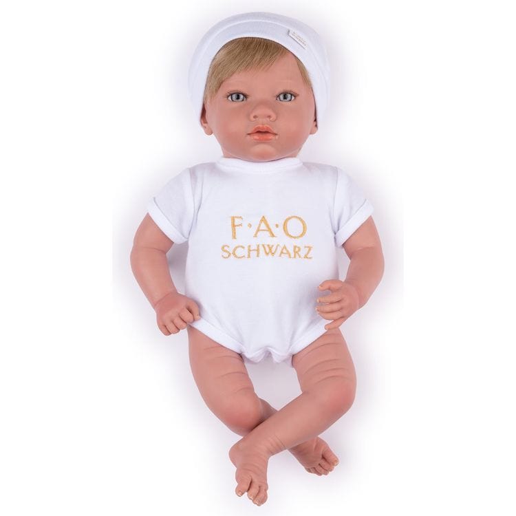  FAO Schwarz -  My FAO Doll - Light Skin with Grey Eyes & Blonde Hair -  My FAO Doll