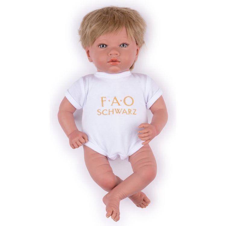  FAO Schwarz -  My FAO Doll - Light Skin with Grey Eyes & Blonde Hair -  My FAO Doll